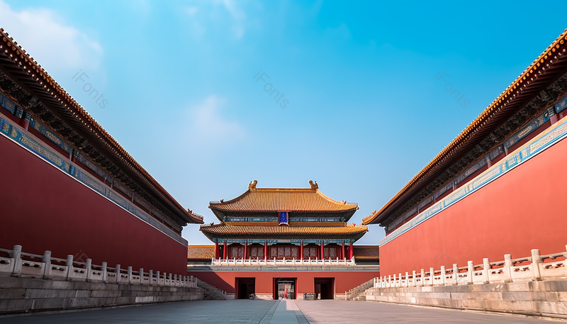 北京故宫紫禁城宏伟庄严午门中国红,高清,摄影图,摄影图片,图片大全,摄影图免费下载